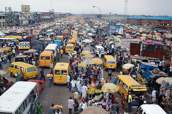 Mercado en Nigeria
